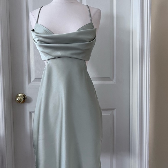 Princess Polly jemma mini dress sage - Picture 9 of 11